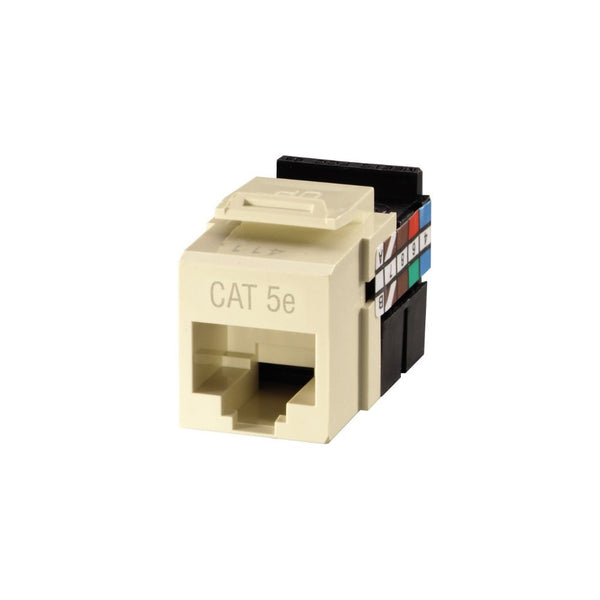 Leviton R27-5G108-00A GigaMax 5e Quickport Connector, Almond