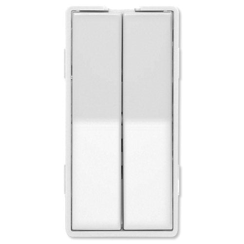 Simply Automated ZS12-W Custom Series Dual Tall Faceplate, White