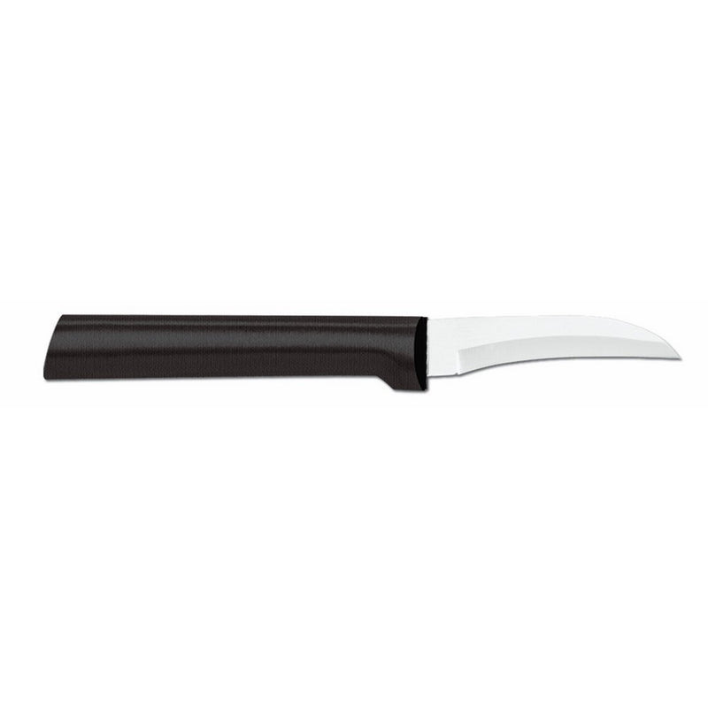 Rada Cutlery Curved Blade Paring Knife – Stainless Steel Blade With Black Stainless Steel Resin Handle in USA, 6-1/8 Inch