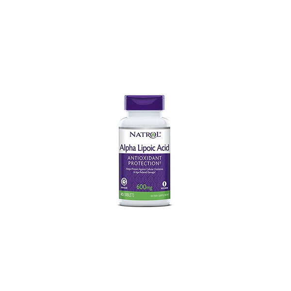 Natrol Alpha Lipoic Acid Tr 600mg Tablets, 45-Count