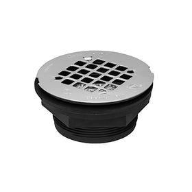 Oatey 42084 101 PNC ABS NO-CALK Shower Drain with Stainless Steel Strainer, 2-Inch