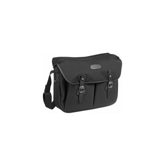 Billingham Hadley Shoulder Bag Large (Black with Black Leather Trim)