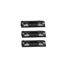 Generic Compatible Toner Cartridges Replacement for HP CE505A (3xBlack, 3-Pack)