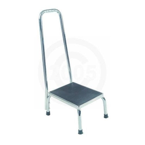 Drive Medical Footstool with Non Skid Rubber Platform and Handrail