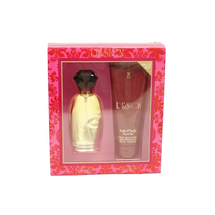Design By Paul Sebastian For Women. Gift Set (Fine Parfum Spray 3.4 Body Lotion 6.8 )
