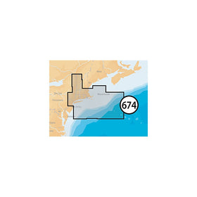 Navionics Platinum Plus 674P Boston to New York Marine Charts on SD/MSD