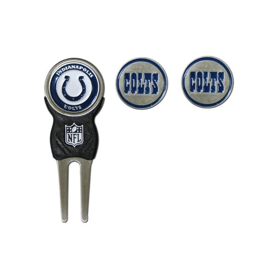 NFL Indianapolis Colts Signature Divot Tool and 2 Extra Markers