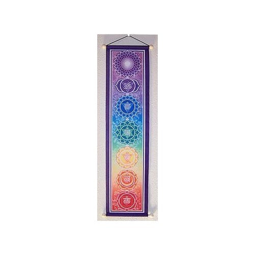 6" X 24" Small Chakra Banner, By Bryon Allen