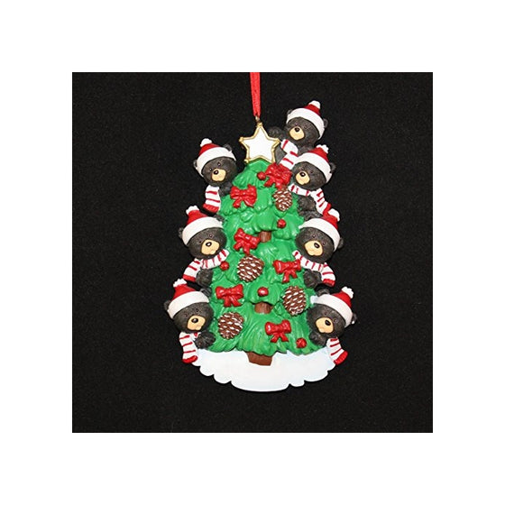 Bear Tree/7 Personalized Ornament