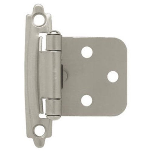 Liberty H0103BL-SN-U1 Self-Closing Overlay Hinge, 10-Pack