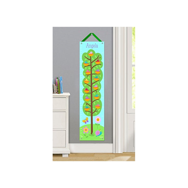 Olive Kids Personalized Birds Canvas Growth Chart