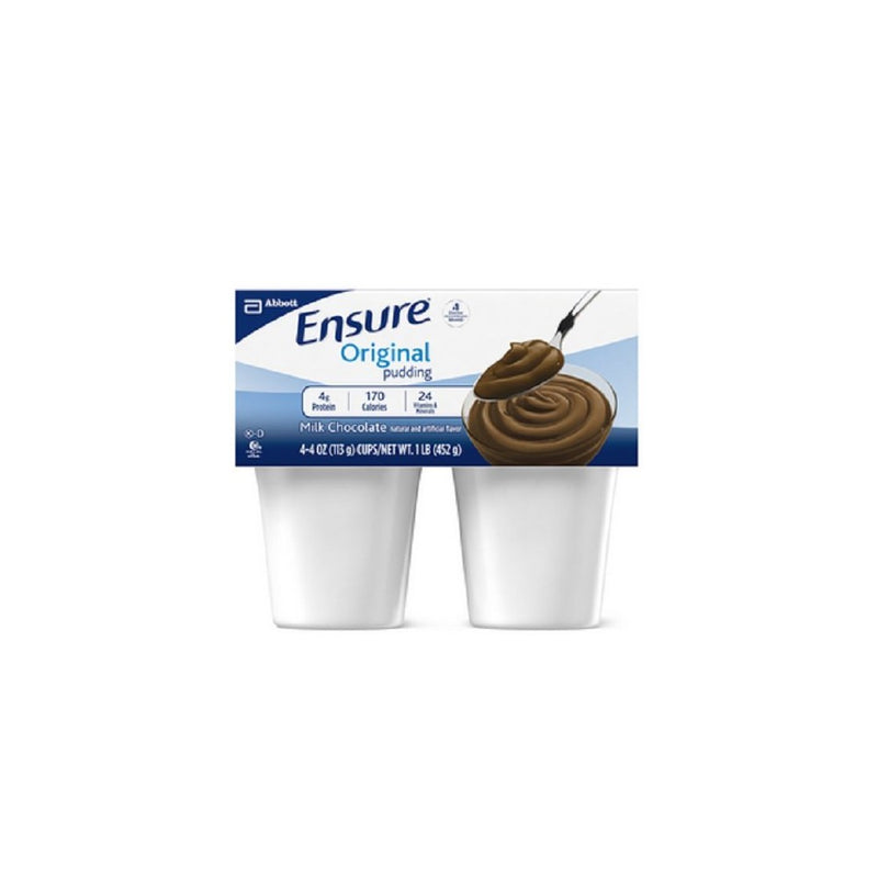 Ensure Pudding Creamy Milk Chocolate Cups 4 X 4oz Pack