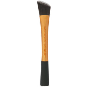 Real Techniques Cruelty Free Foundation Brush, Uniquely Shaped and Color Coded, With Synthetic Custom Cut Bristles For an Even and Streak Free Makeup Application
