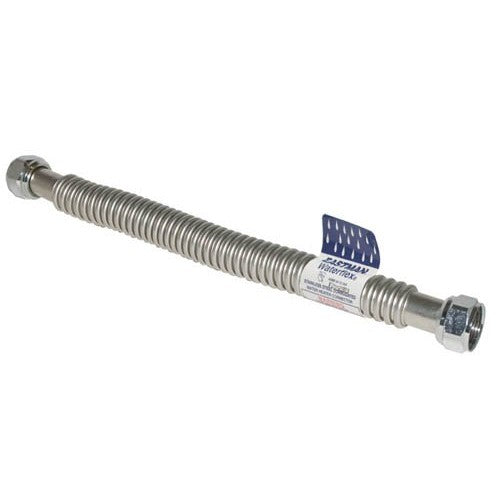 Eastman 437012 Stainless Steel Corrugated Water Heater Connector, 3/4-Inch Fip X 3/4-Inch Fip
