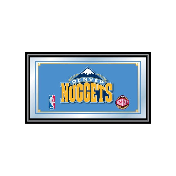 NBA Denver Nuggets Framed Logo Mirror