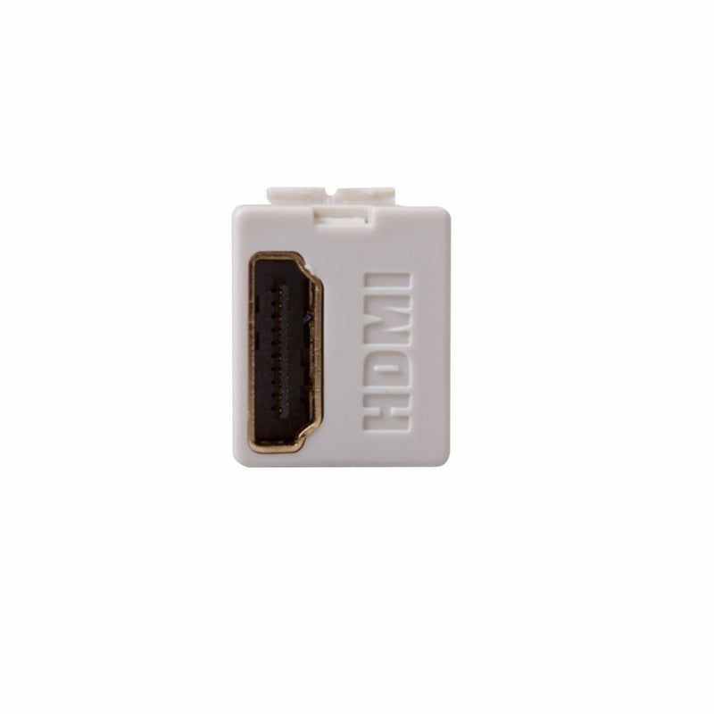 Leviton 40834-I Feed Through, QuickPort HDMI Connector, Ivory