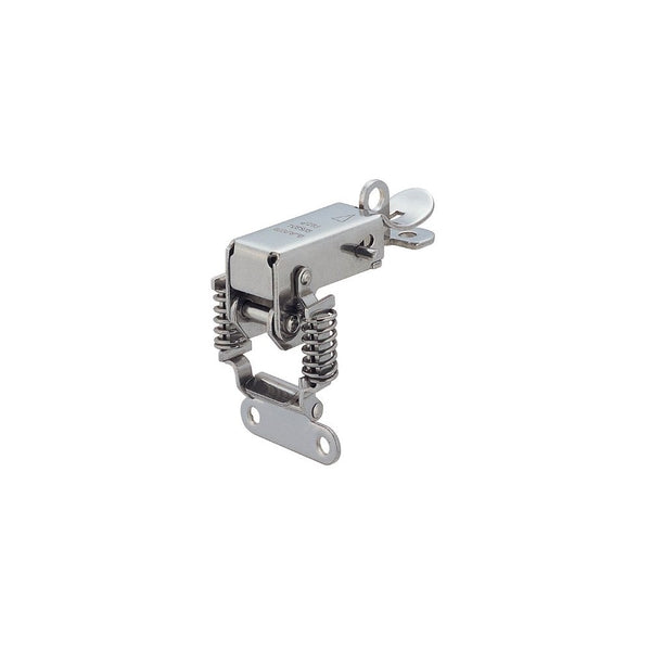Stainless Steel 304 Spring Loaded Corner Fastener Latch, Polished Finish, Non Locking, 2 5/16" Length (Pack of 1)