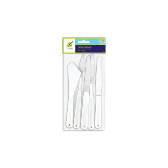 Color Factory PA214 5 Piece Plastic Palette Knife Set