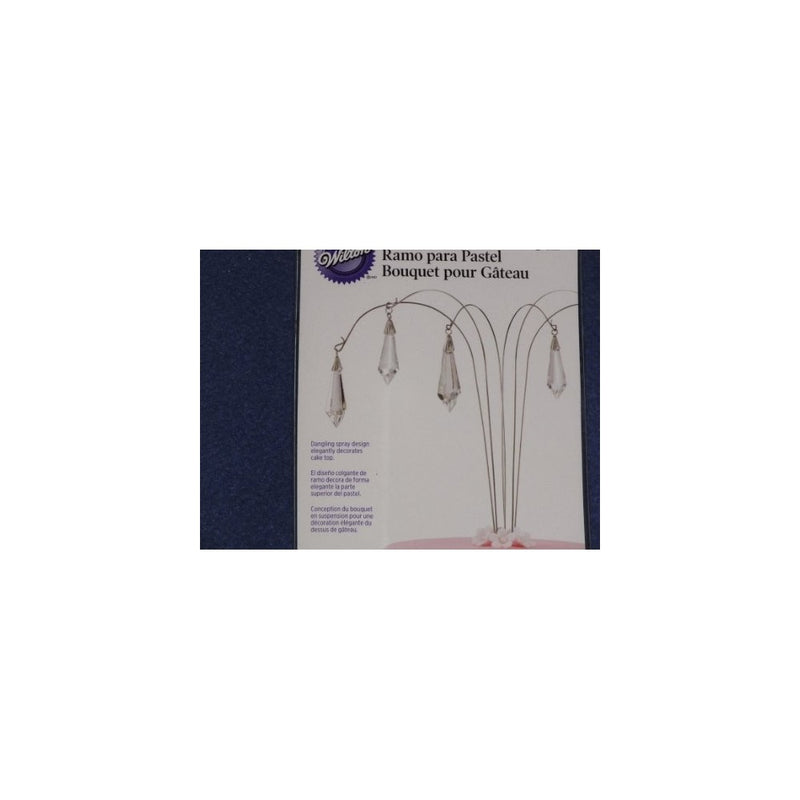 Wilton 202-9420 Dangling Diamond Spray Cake Topper