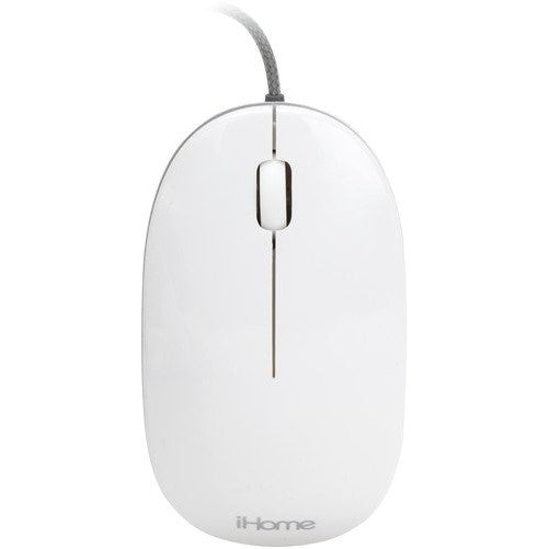 iHome Wired Mac Mouse - White (IMAC-M100W)