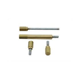 V-Twin 35-0025 Carburetor Float Bowl Screw Kit Brass Finish