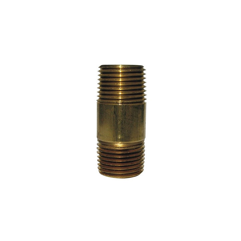 Jmf Nipple 3/8 " X 2 " Red Brass Bulk