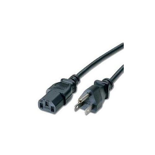 c2g 03133 6ft shielded universal power cord (iec320 c13 to nema 5-15p)