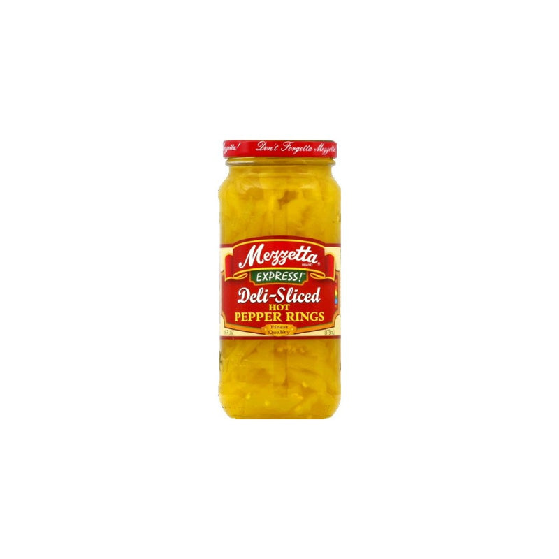 Mezzetta Hot Banana Wax Peppers, Sliced, 16 oz