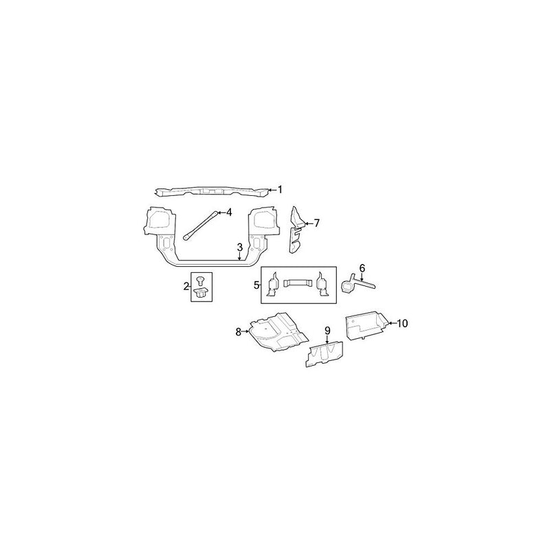 Mopar Performance 68109830AA Mopar Shield