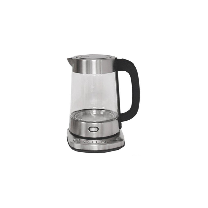 Nesco GWK-03D Electric Glass Water Kettle, 1.8 quart, Stainless Steel