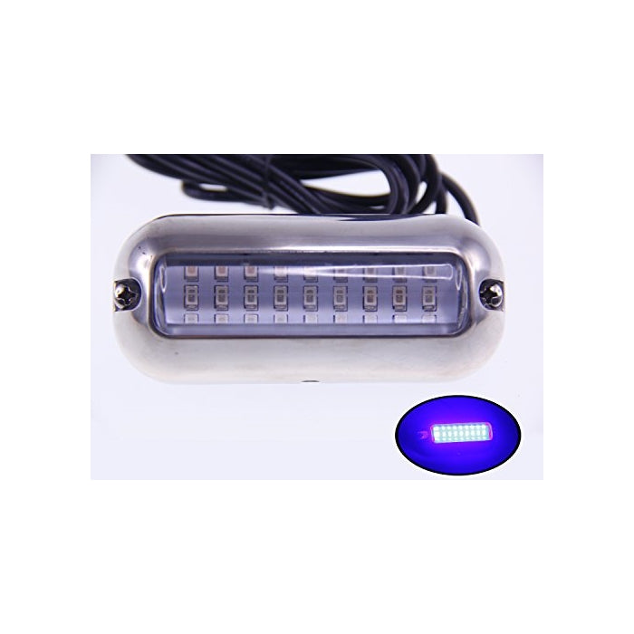 Pactrade Marine Pontoon Boat27 LED Underwater Light S.S 316 Housing 3.6 w, Blue
