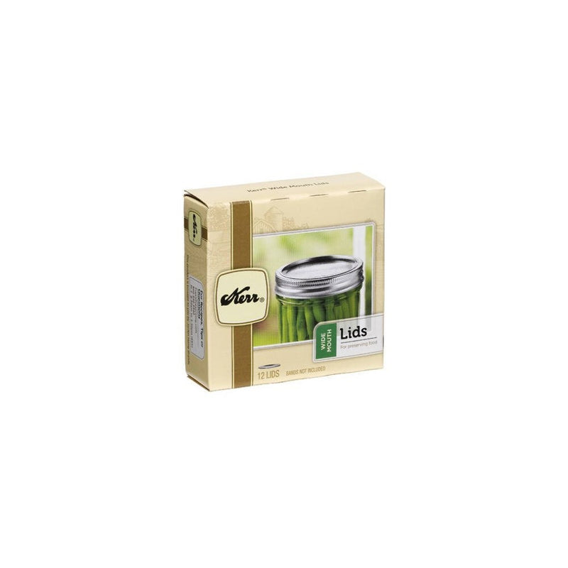 Jarden Home Brands #00088 Kerr 12PK Wide Mouth Jar Lid