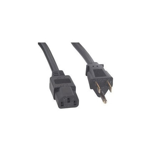 6 Foot IEC Power Cord for Computers, TVs, etc.