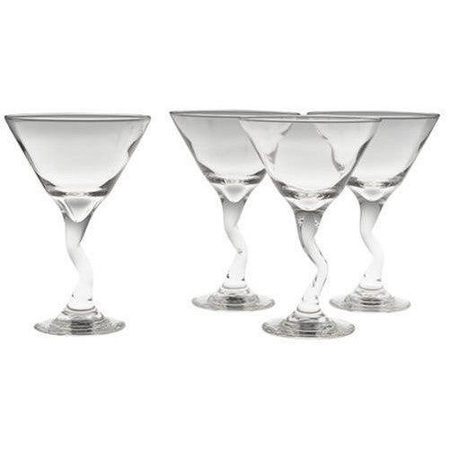 Libbey 4-Piece Z-Stem Martini Set