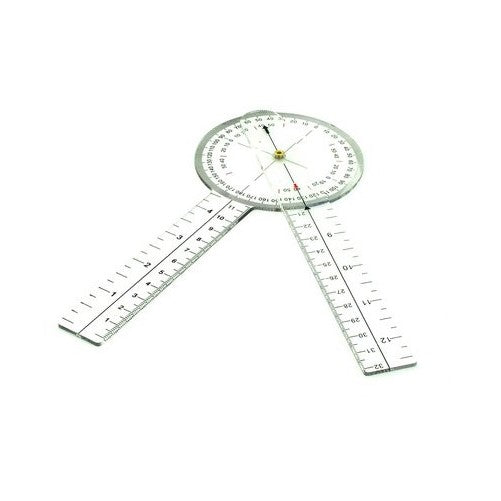 Plastic 8" Goniometer 360 Degree