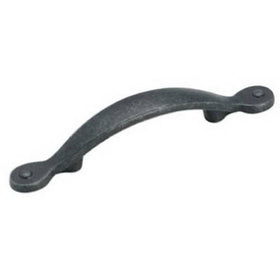 Amerock BP1590-WID Inspirations Plain 3-Inch Pull, Wrought Iron Dark