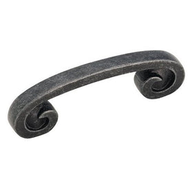 Amerock BP9337-WID Swirl'z Spiral 3-Inch Pull, Dark Wrought Iron