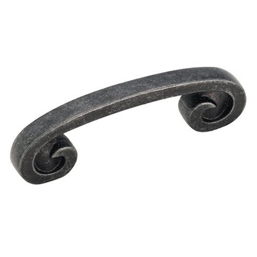 Amerock BP9337-WID Swirl'z Spiral 3-Inch Pull, Dark Wrought Iron