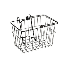 Wald 133 Front Bicycle Basket (14.5 x 9.5 x 9, Black)