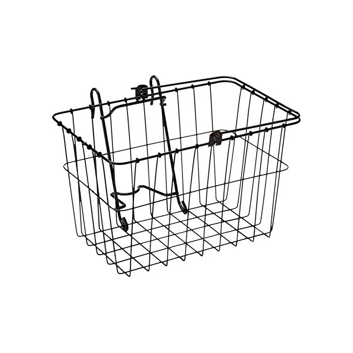 Wald 133 Front Bicycle Basket (14.5 x 9.5 x 9, Black)