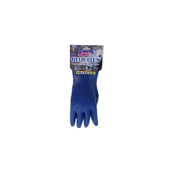 SPONTEX 20005 Household Gloves, X-Large, Blue