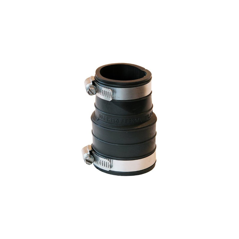 Fernco P1059-150 1-1/2-Inch by 1-1/2-Inch Rubber Flexible Coupling Repair Fitting