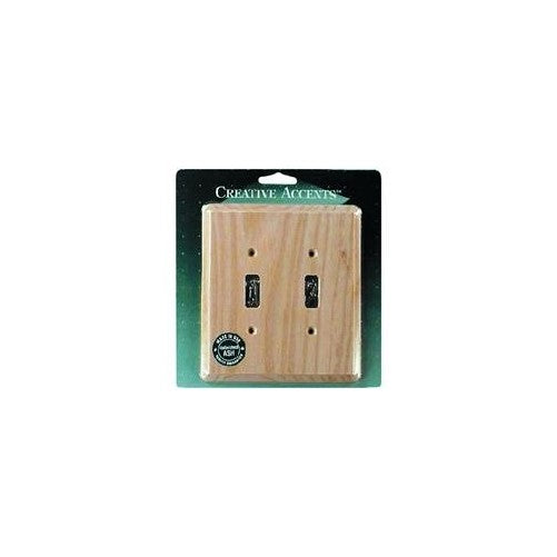 Jackson Deerfield 402U Ash Double Toggle Wall Plate