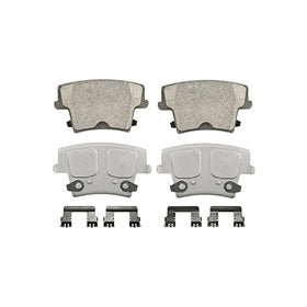 Wagner ThermoQuiet PD1057 Ceramic Disc Pad Set With Installation Hardware, Rear