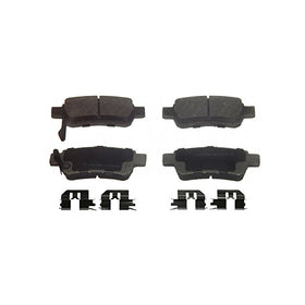 Wagner ThermoQuiet PD1088 Ceramic Disc Pad Set With Installation Hardware, Rear