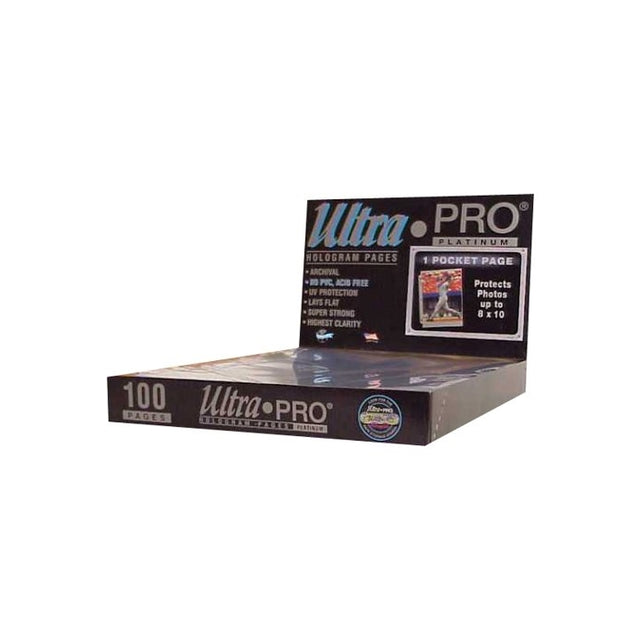 Ultra Pro 1 Pocket (for 8-by-10-inch Photos) Pages (100 Pages)