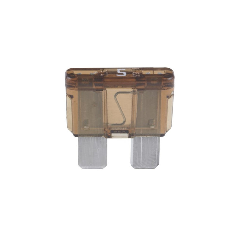 Bussmann Division ATC-5 Tan ATC 5 Amp Fast-Acting Automotive Blade Fuses - 5 Pack