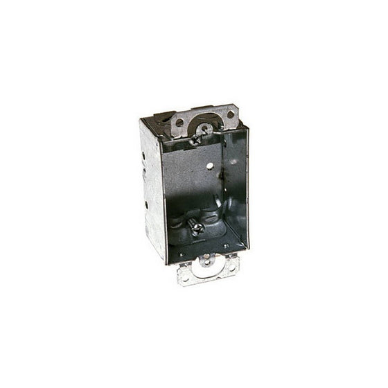 Hubbell-Raco 410 1-1/2-Inch Deep Switch Electrical Box, Welded with Plaster Ears, (4) NMSC Cable Clamps, 3-Inch x 2-Inch