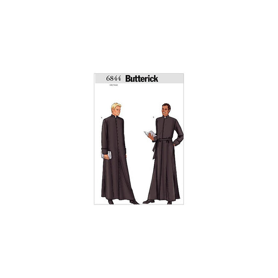 Butterick Patterns B6844 Men's Robe, Size 44-46-48