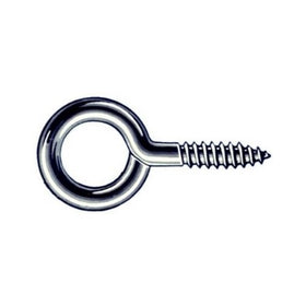 2-0.88" Stainless Steel Screw Eyes [Set of 20] Length Size: 1-5/8"